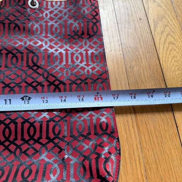 J. McLaughlin Red Printed Shopper Handbag - Picture 6 of 16